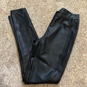 Express Leather Leggings